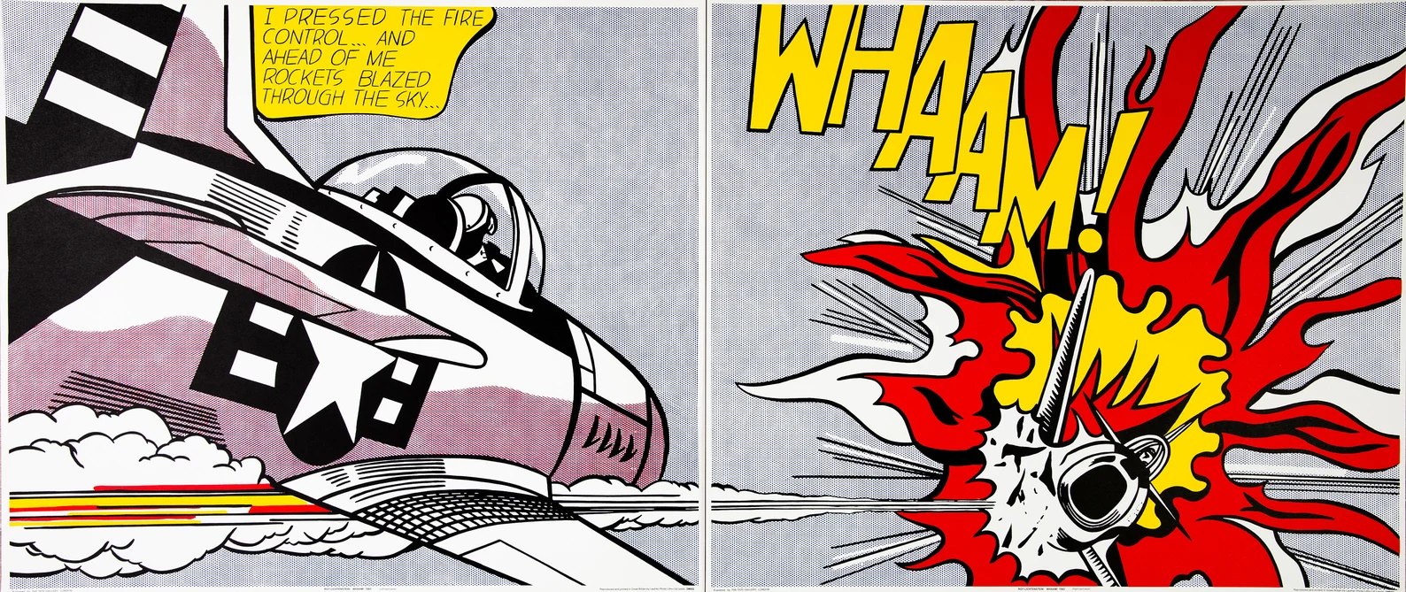 As I Opened a Fire print by Roy Lichtenstein - Dope! Gallery As I Opened a Fire print by Roy Lichtenstein - Dope! Gallery